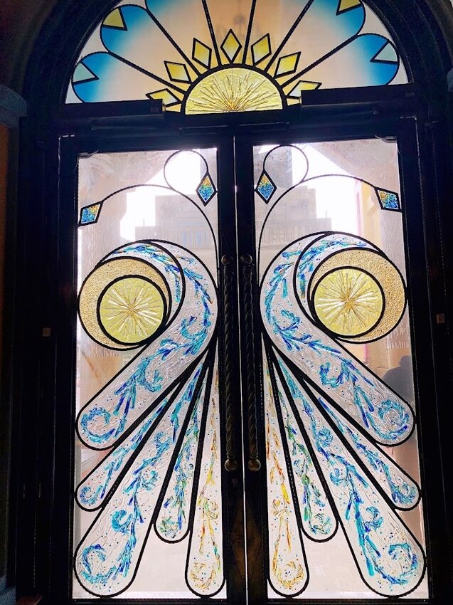 彩繪玻璃大門 彩繪玻璃大門