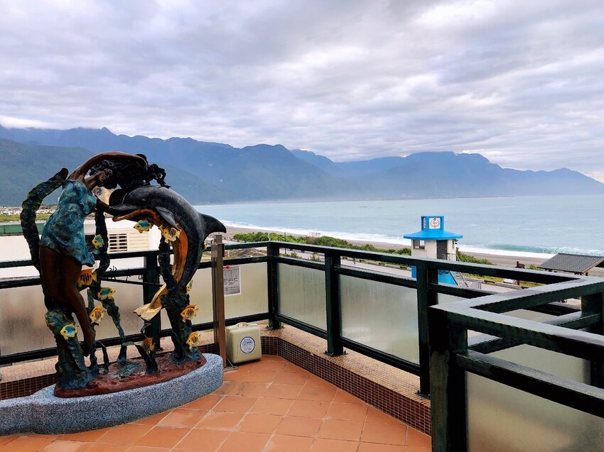 七星潭水上明月渡假旅店三樓室外景觀 七星潭水上明月渡假旅店三樓室外景觀