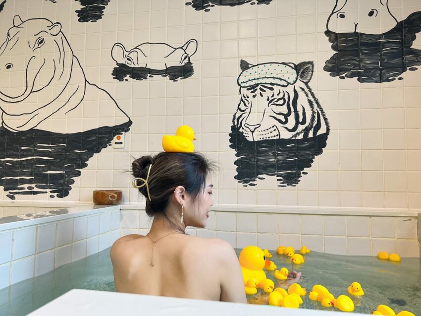 【慧♡分享】蔥澡 .宜蘭礁溪景點.IG熱門打卡超可愛藝術澡堂