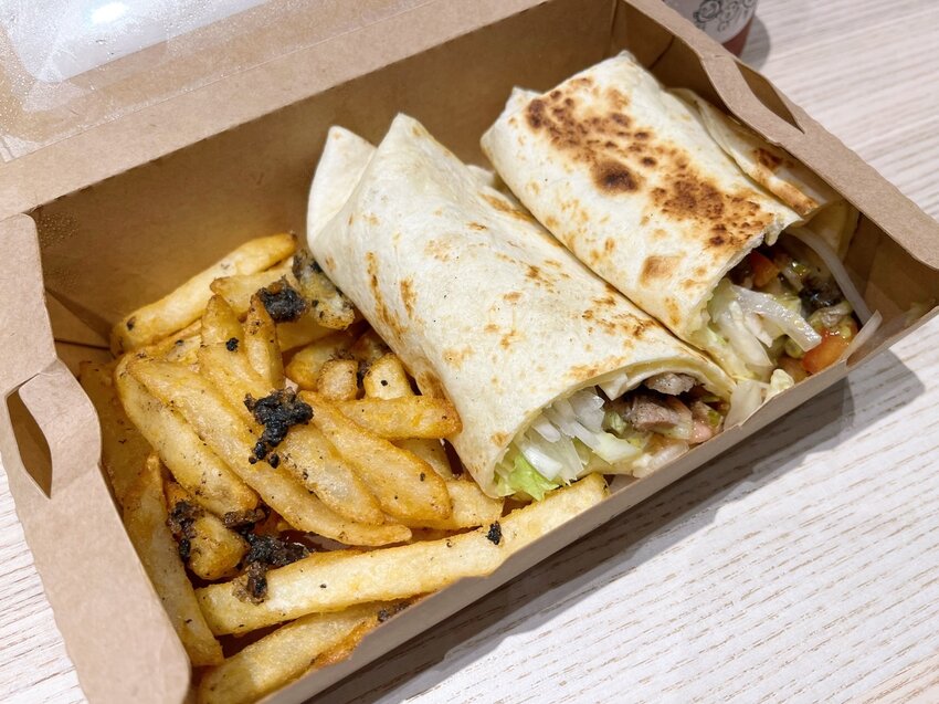 J老爹行走的伙房｜台北西湖捷運、洲子街美食｜墨西哥捲餅餐車、內湖午餐CP值高、免費飲料