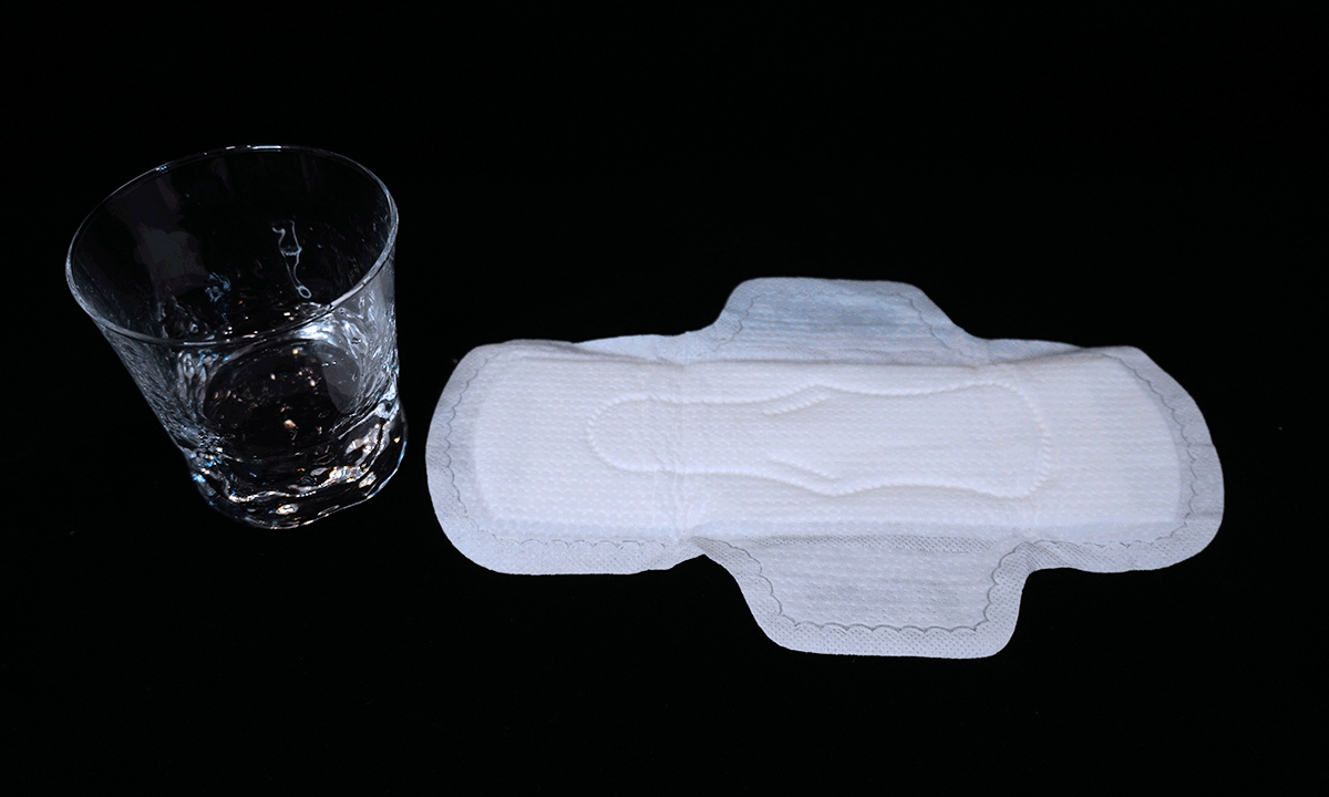 良爽衛生棉 吸收實測