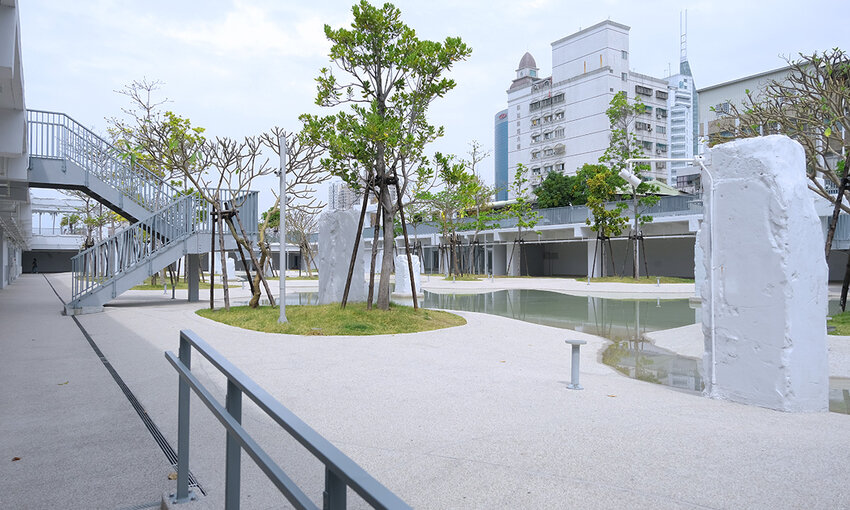 河樂廣場 戲水池