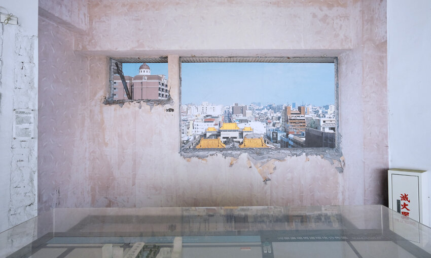 河樂廣場的中國城遺跡