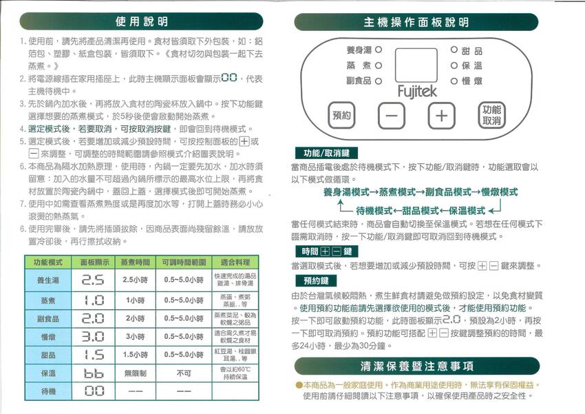 【Fujitek富士電通】微電腦蒸煮鍋FTP-CP601