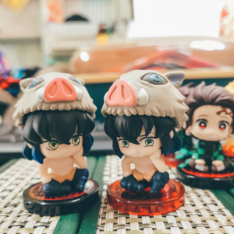 動漫周邊收藏．p-bandai 鬼滅之刃 すわらせ隊．坐姿公仔．無限列車特別篇套組