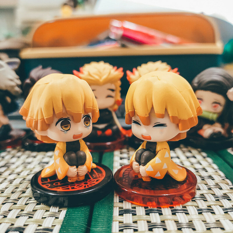 動漫周邊收藏．p-bandai 鬼滅之刃 すわらせ隊．坐姿公仔．無限列車特別篇套組