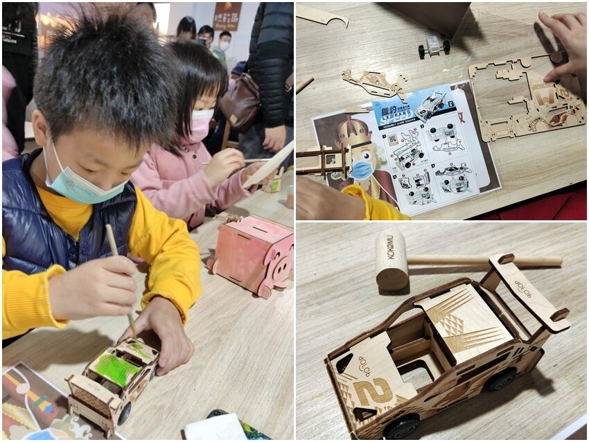 【南投親子景點】敲敲木工房．免門票、好停車，超好玩木製DIY手作體驗!