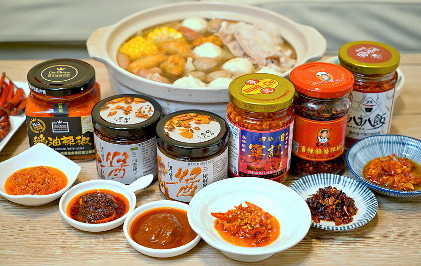 網路人氣辣椒醬評比．6款火鍋料理必備沾醬! 詹醬油潑辣子、椒麻堅果、鵝油辣椒、寧記辣椒、老干媽、扒扒飯