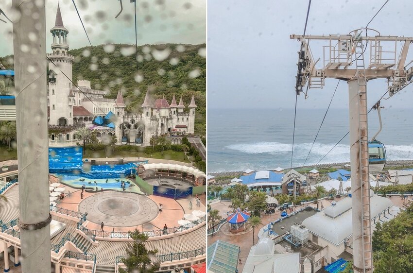 雨天搭纜車 雨天搭纜車