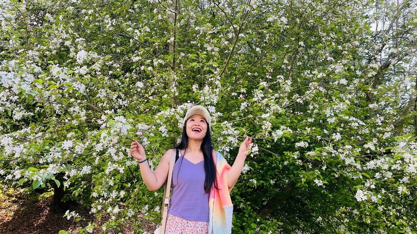 【台中.和平區】福壽山農場四月限定美景賞蘋果花+梨花+紫藤+小葉楓樹。遊客少漫步蘋果園超悠閒