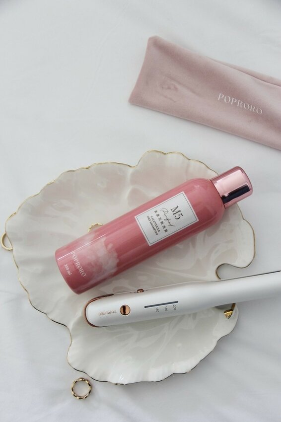 POPRORO直捲兩用無線離子夾,乾洗髮、出遊造型隨身造型師