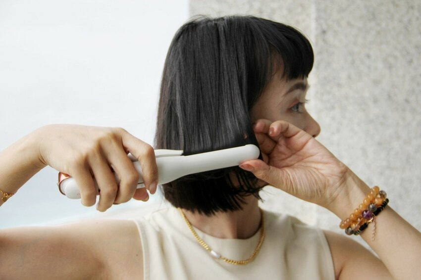 POPRORO直捲兩用無線離子夾,乾洗髮、出遊造型隨身造型師