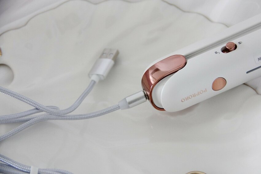 POPRORO直捲兩用無線離子夾,乾洗髮、出遊造型隨身造型師