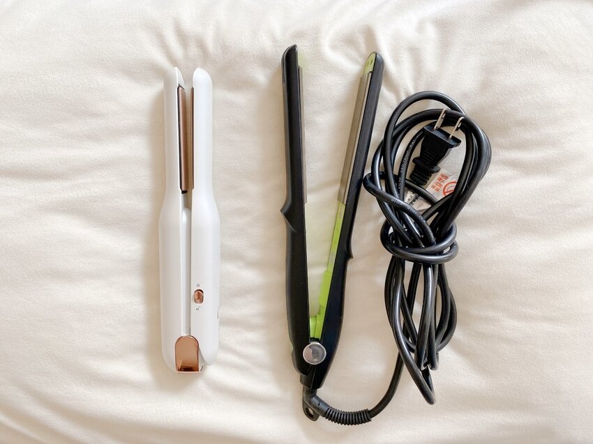 POPRORO直捲兩用無線離子夾,乾洗髮、出遊造型隨身造型師