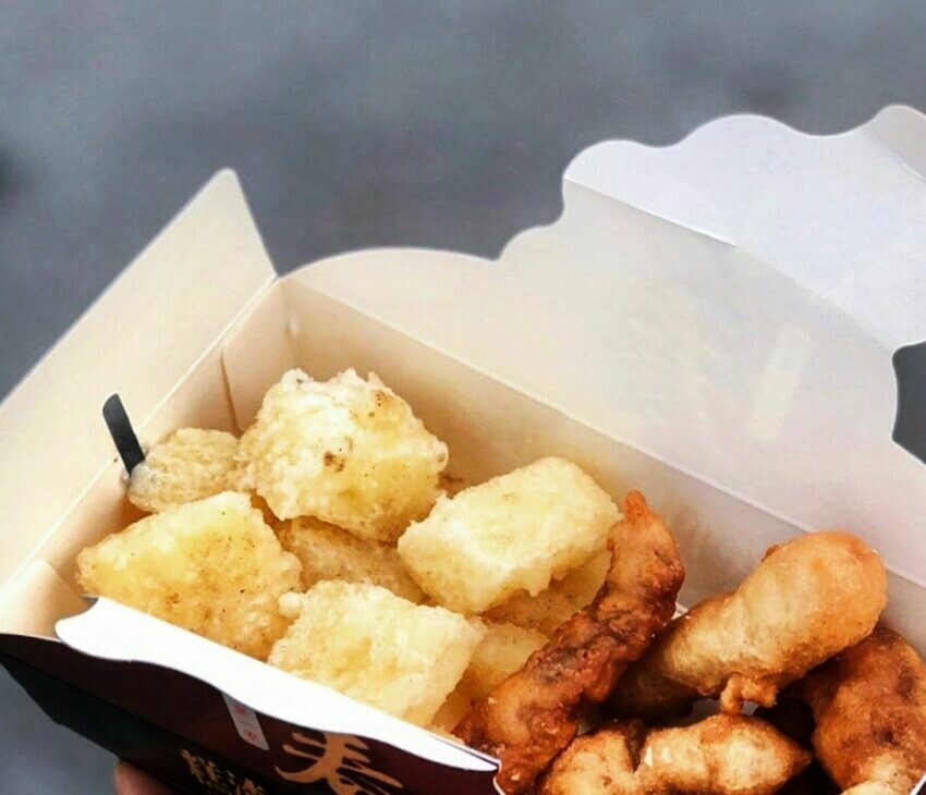 羅東夜市美食 小春糕渣卜肉照燒皮蛋