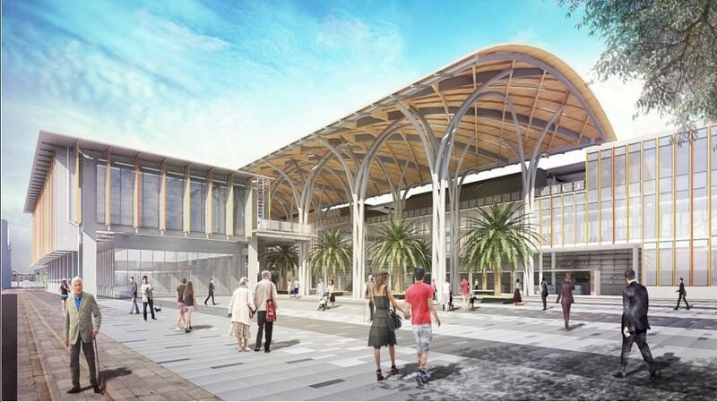 基隆城市博覽會,城際轉運站模擬圖