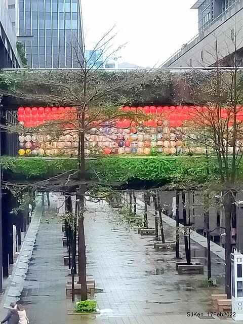 「新光三越信義新天地「虎躍新程燈籠展」(Chinese Lantern of Lunar Tiger Year at Taipei, Taiwan, Feb 17, 2022.