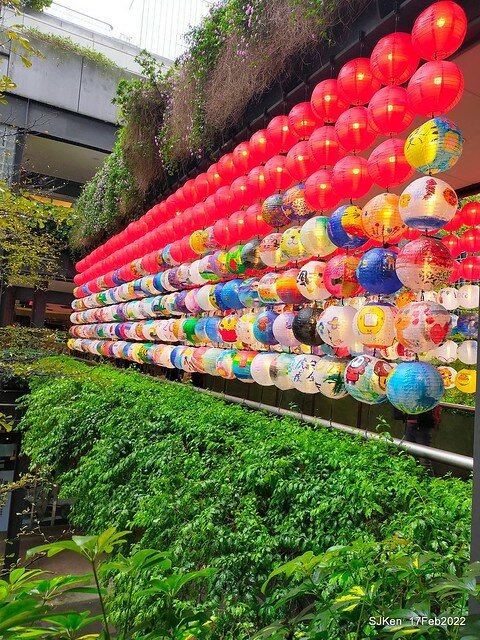 「新光三越信義新天地「虎躍新程燈籠展」(Chinese Lantern of Lunar Tiger Year at Taipei, Taiwan, Feb 17, 2022.