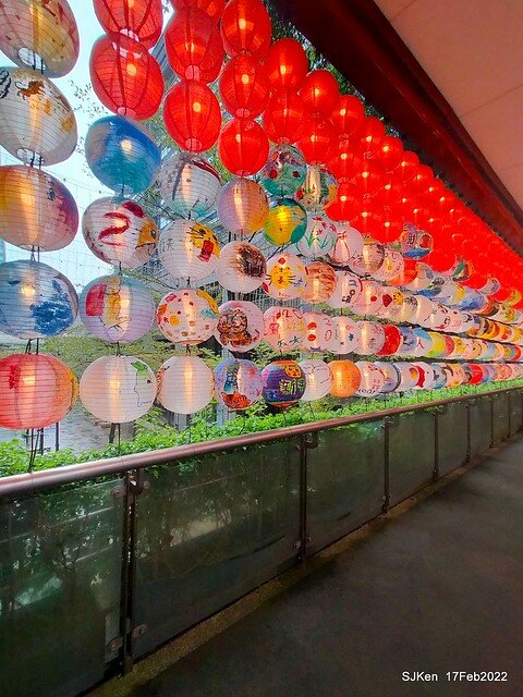 「新光三越信義新天地「虎躍新程燈籠展」(Chinese Lantern of Lunar Tiger Year at Taipei, Taiwan, Feb 17, 2022.