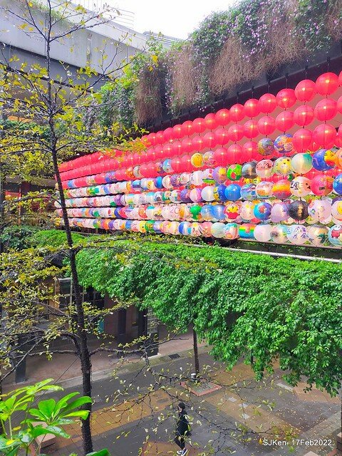 「新光三越信義新天地「虎躍新程燈籠展」(Chinese Lantern of Lunar Tiger Year at Taipei, Taiwan, Feb 17, 2022.