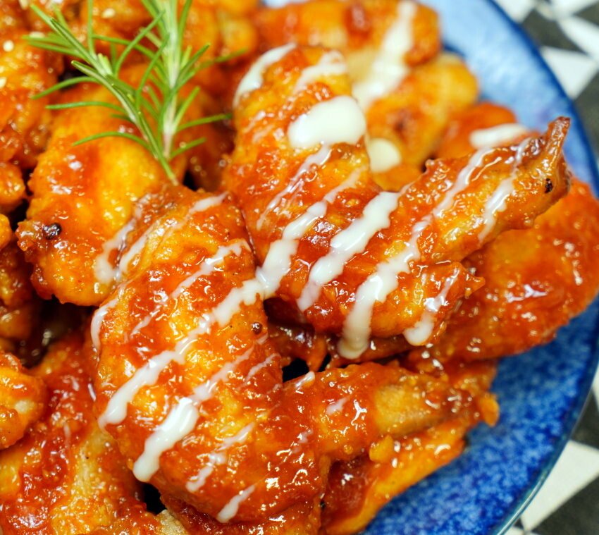 【食譜】韓式炸雞做法．氣炸鍋版快速又方便，在家也能優雅吃炸雞!