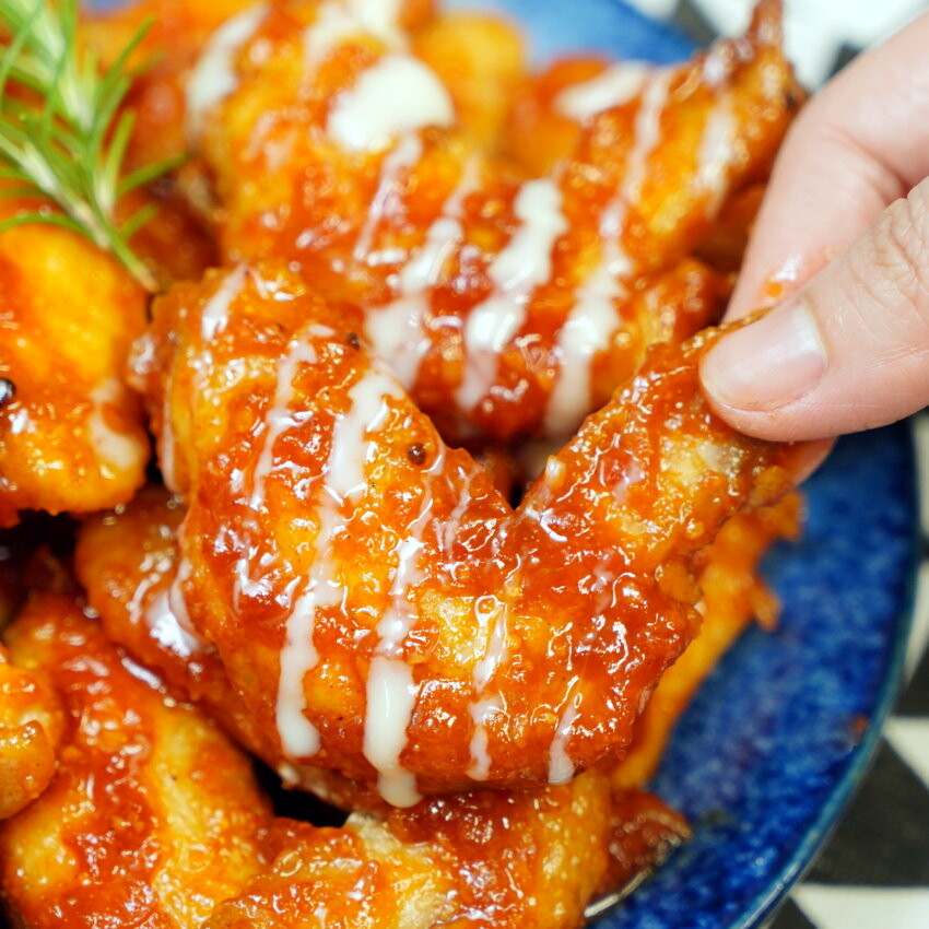 【食譜】韓式炸雞做法．氣炸鍋版快速又方便，在家也能優雅吃炸雞!