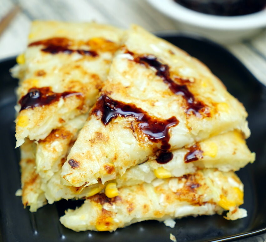 【食譜】蔬菜煎餅做法.滿料美味的清冰箱料理!