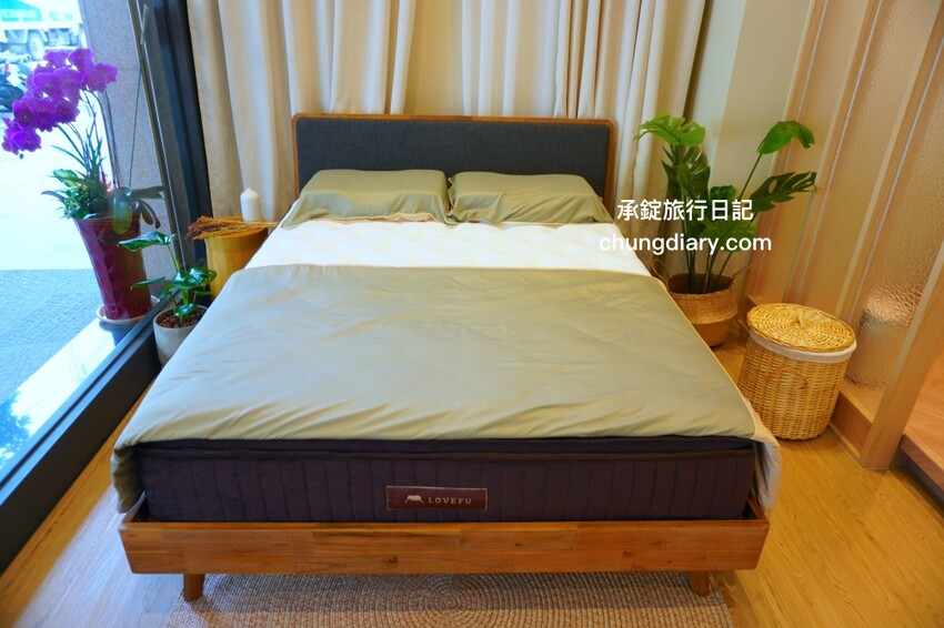 台中床墊推薦【LoveFu台中體驗店】台中南屯costco附近，打造處處好眠的避風港！100%MIT台灣製造：高彈力泡棉床墊、無光薄墊、無光厚墊、獨立筒床墊。 - 承錠旅行日記