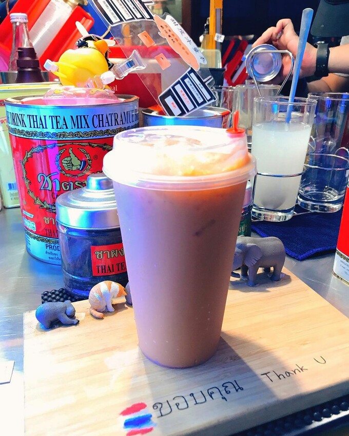 中壢美食|中壢夜市-嘟嘟車泰式奶茶