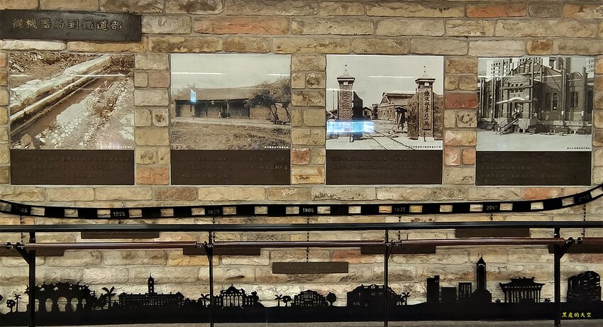 2022 0521捷運北門站歷史牆面與復刻考古坑004