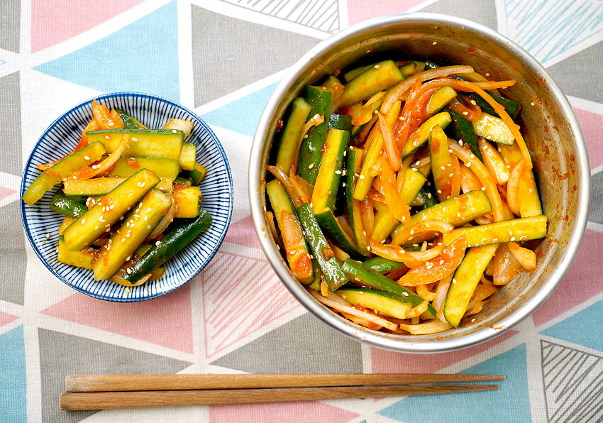 【食譜】韓式涼拌小黃瓜.簡單升級的夏日美味,開胃又涮嘴!