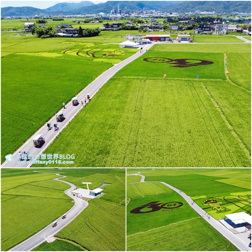 [宜蘭旅遊]冬山河休閒農業區特色活動輕旅行/三奇美徑彩繪稻田、五十二甲溼地夜賞穗花、餵鴨做鹹蛋DIY、單車遊舊河道