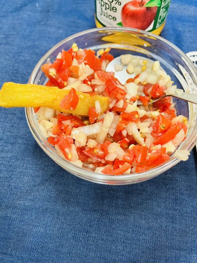 薯條沾醬推薦，自製莎莎醬簡單、快速又方便，低熱量爽口莎莎醬也可以當地瓜薯條沾醬