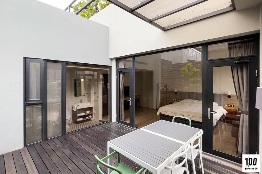 【百味旅形色】HOTEL Z｜逢甲「森」呼吸！森林房獨享空中花園，日式定食早餐輕揭儀式感！ | 別墅裡的 100 種味道