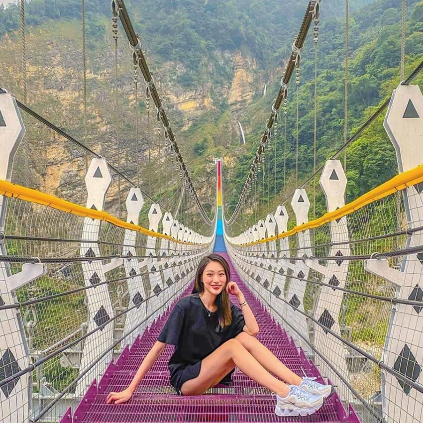 南投景點推薦 :雙龍七彩吊橋 雙龍吊橋景點 南投旅遊 南投景區 南投一日遊