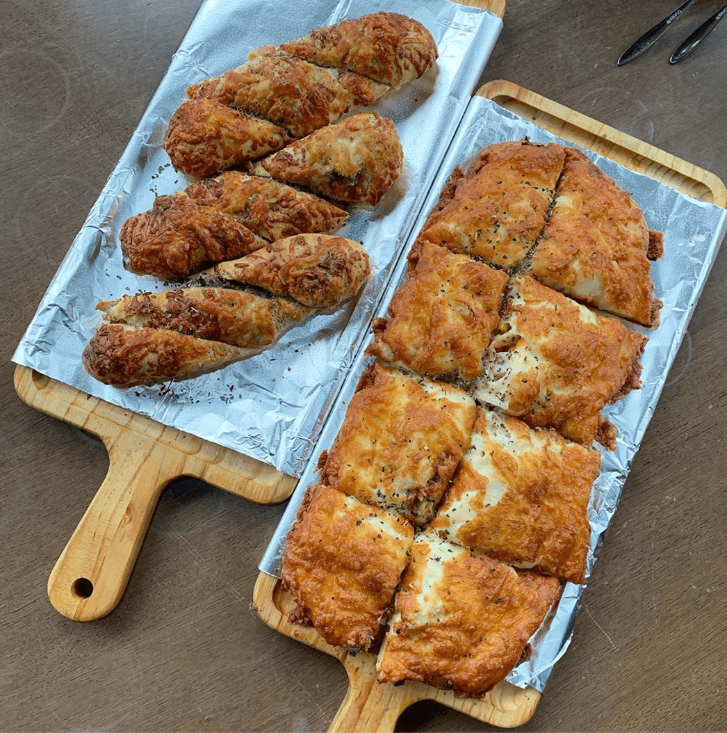 南庄老街美食|黃金傳說窯烤麵包