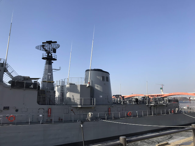 韓國首爾行-漢江公園(望遠段)、首爾艦公園及冰封的漢江