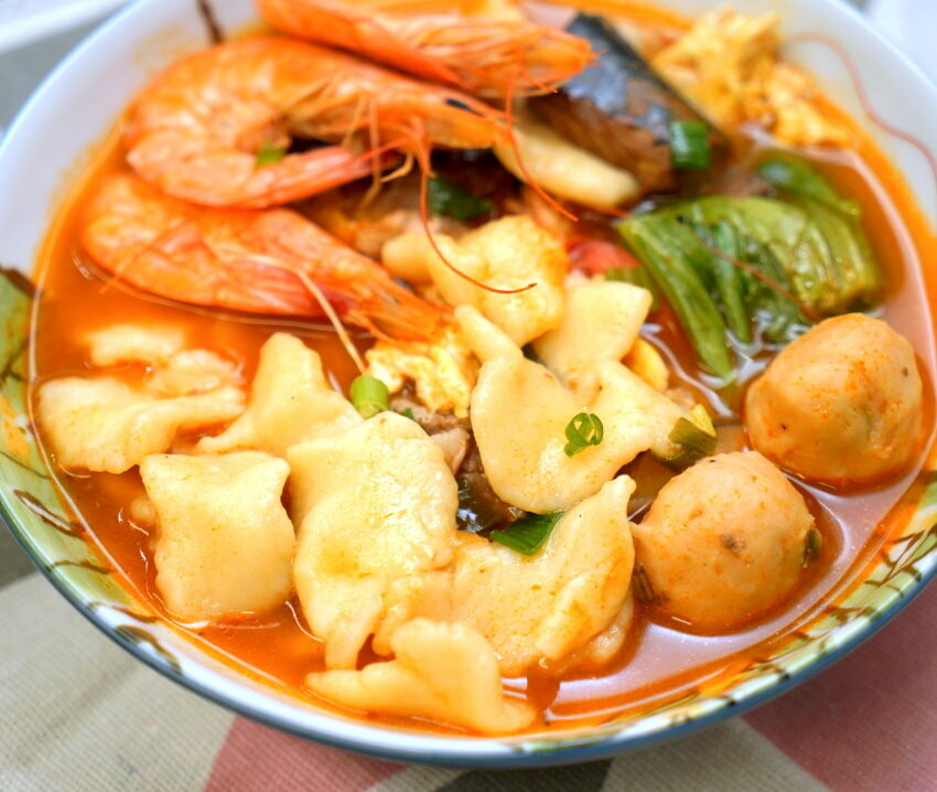 【食譜】麵疙瘩做法+茄汁鯖魚罐頭麵.一鍋到底、快速方便的美味!