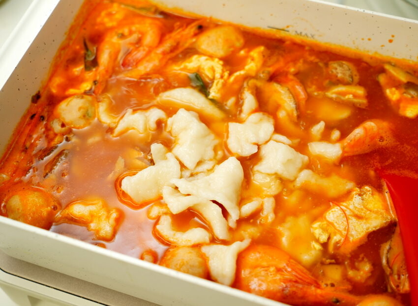 【食譜】麵疙瘩做法+茄汁鯖魚罐頭麵.一鍋到底、快速方便的美味!