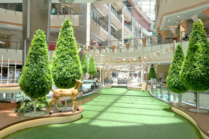 【桃園中壢】大江購物中心．2022夏日出遊景點好去處!超好拍森林秘境!