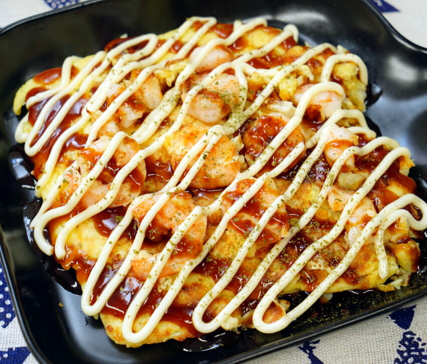 【食譜】大阪燒做法．加海鮮、豬肉都很搭~~多了起司更邪惡!