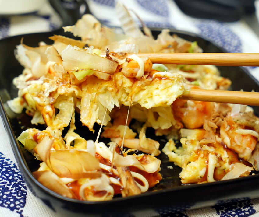 【食譜】大阪燒做法．加海鮮、豬肉都很搭~~多了起司更邪惡!