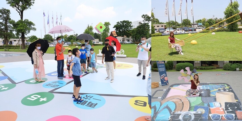 【台南活動】暑假限定飛機大富翁來了！巨型彈弓、火箭版跳房子和3D大型拼圖通通免費玩：萬國通路創意觀光工廠 - 熱血玩台南。跳躍新世界