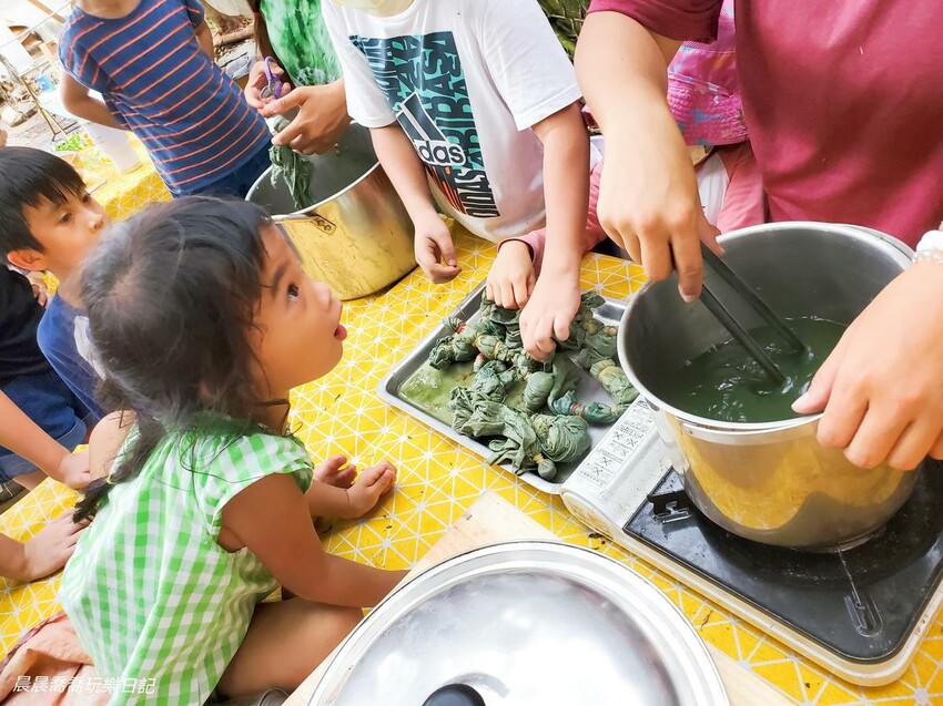 宜蘭親子旅遊卡稻農植物染體驗活動