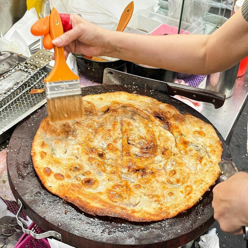 精誠夜市美食, 點心小吃, 松林蔥油餅