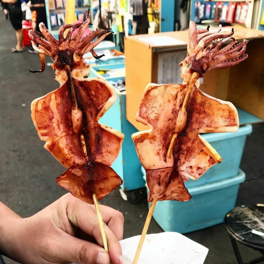 精誠夜市美食, 點心小吃, 烤小卷