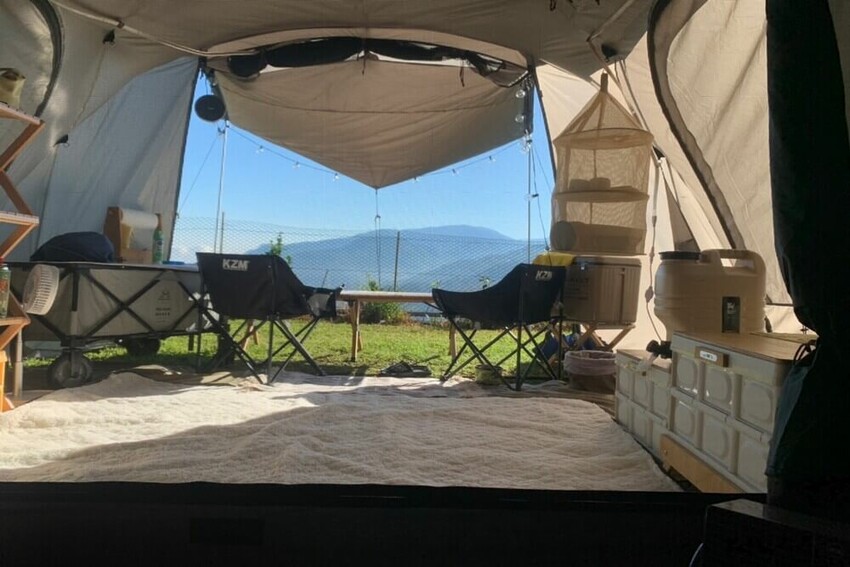 【嘉義梅山】悅日松林 體驗被茶園圍繞│山嵐美景 │露營區│五星級廁所│阿里山