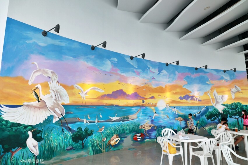 彰化伸港景點｜彰化縣自然生態教育中心，唯美白色海豚屋純白建築～慶安水道網美打卡熱點