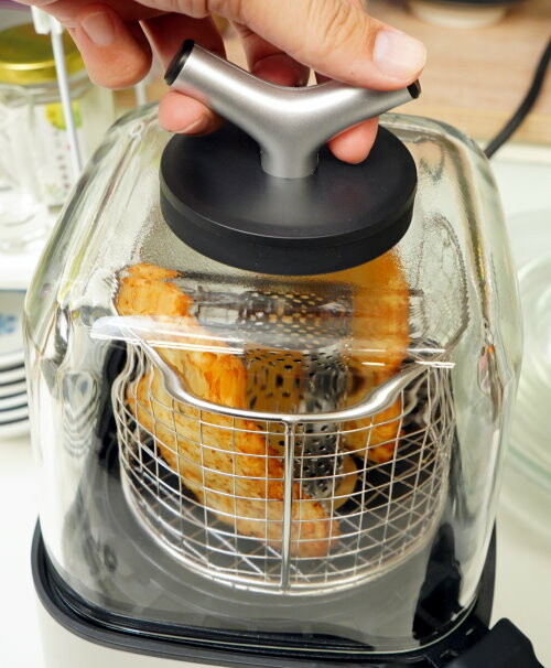 【開箱】Solac 迷你氣炸鍋．簡約外型+超省空間!氣炸、煎烤一機完成!