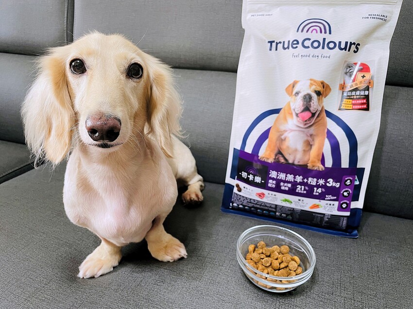 【初卡樂True Colours】狗飼料推薦！『澳洲羔羊+糙米』、『澳洲嫩雞+糙米』，來自澳洲的健康營養配方～小臘腸咪咪愛吃的美味狗糧！